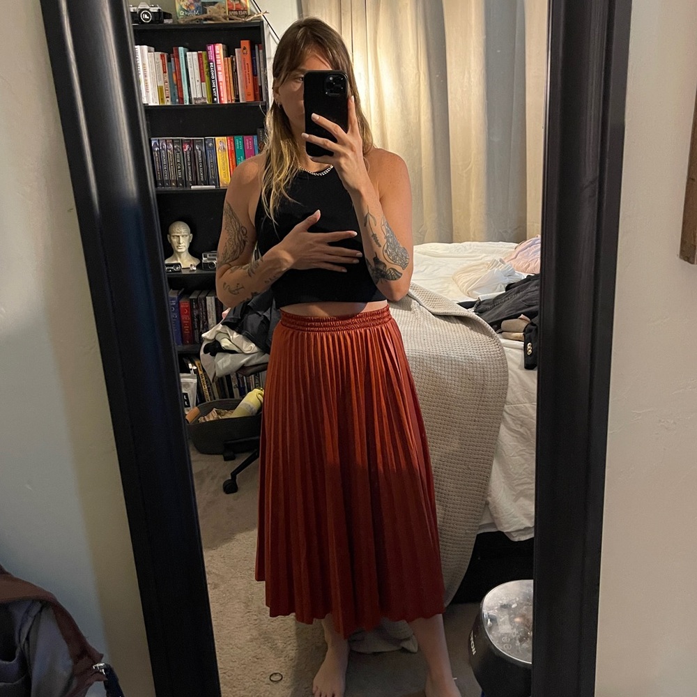 Pleated Maxi